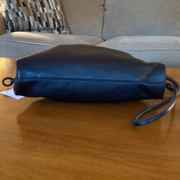 COS Mini Cavatelli Clutch Bag, Leather, Black, NWT - Picture 3 of 15